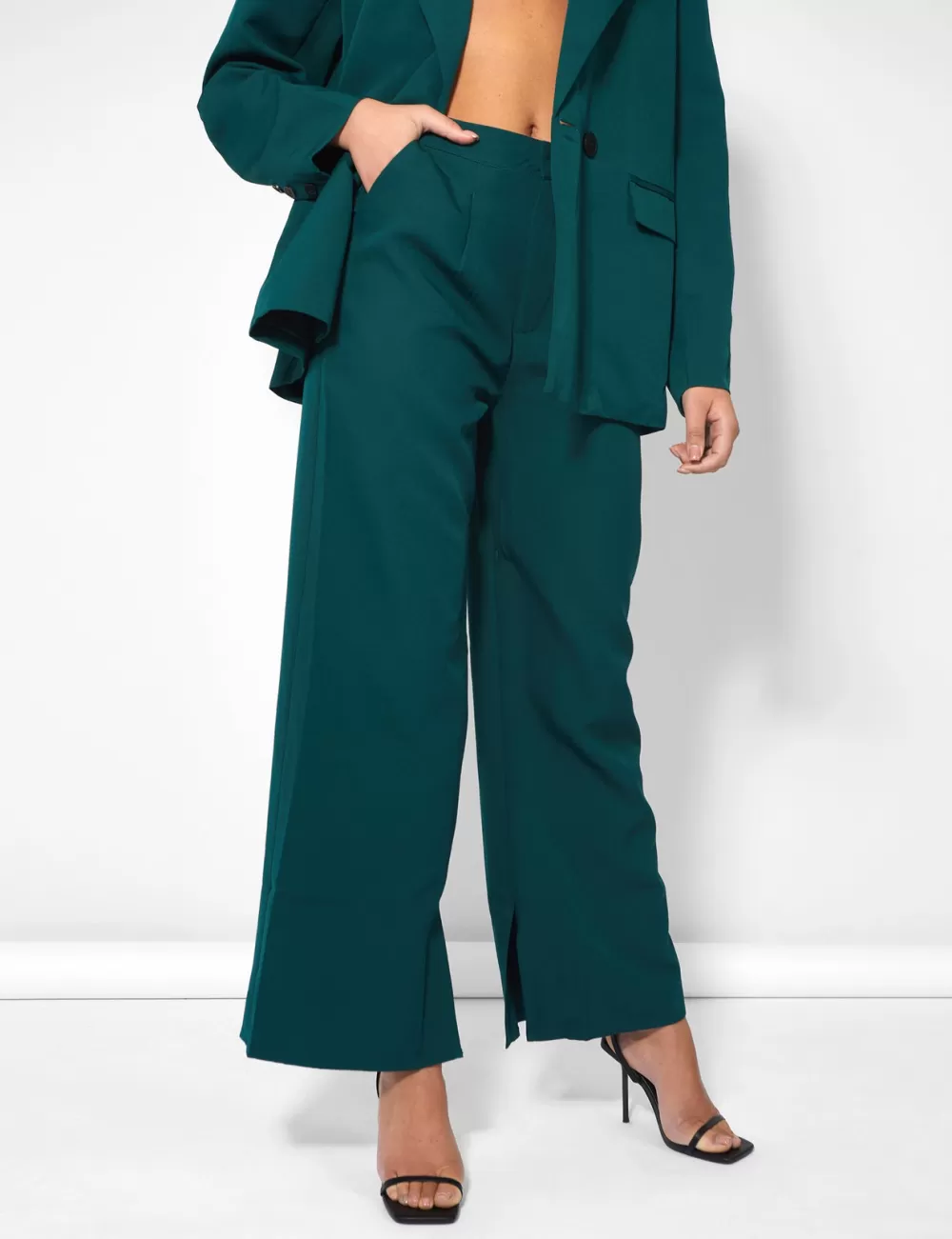 Best Public Desire Dad Trousers Forest Green