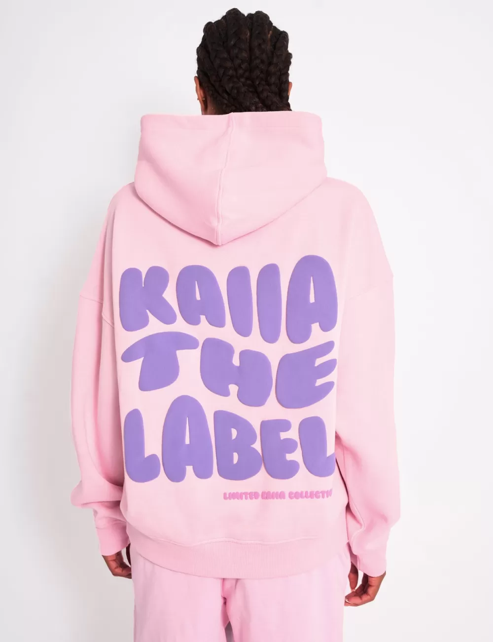 Cheap Public Desire Kaiia Star Graphic Oversized Hoodie Baby Pink Baby_pink