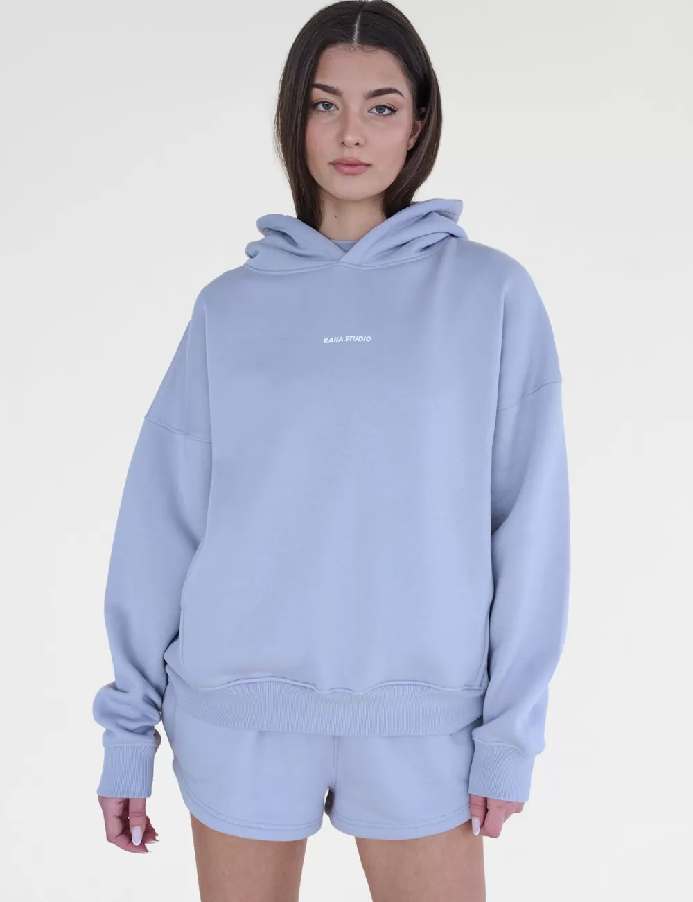 Clearance Public Desire Kaiia Studio Oversized Hoodie Grey