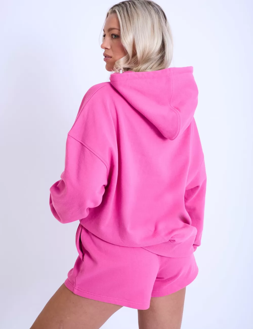 Flash Sale Public Desire Kaiia Studio Oversized Hoodie Hot Pink