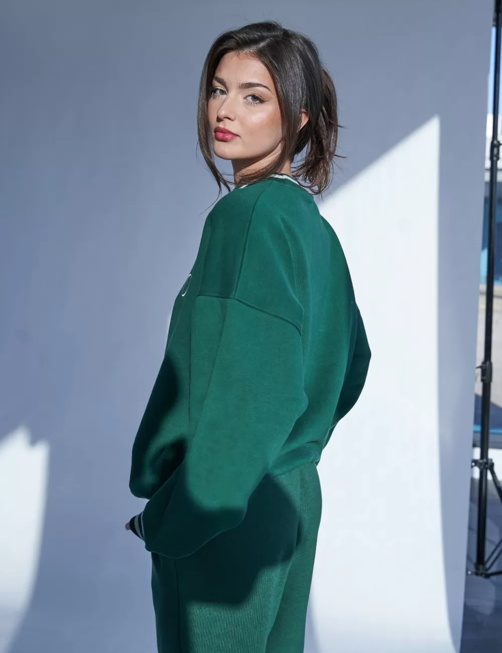 Online Public Desire Kaiia Studio Sweatshirt Green