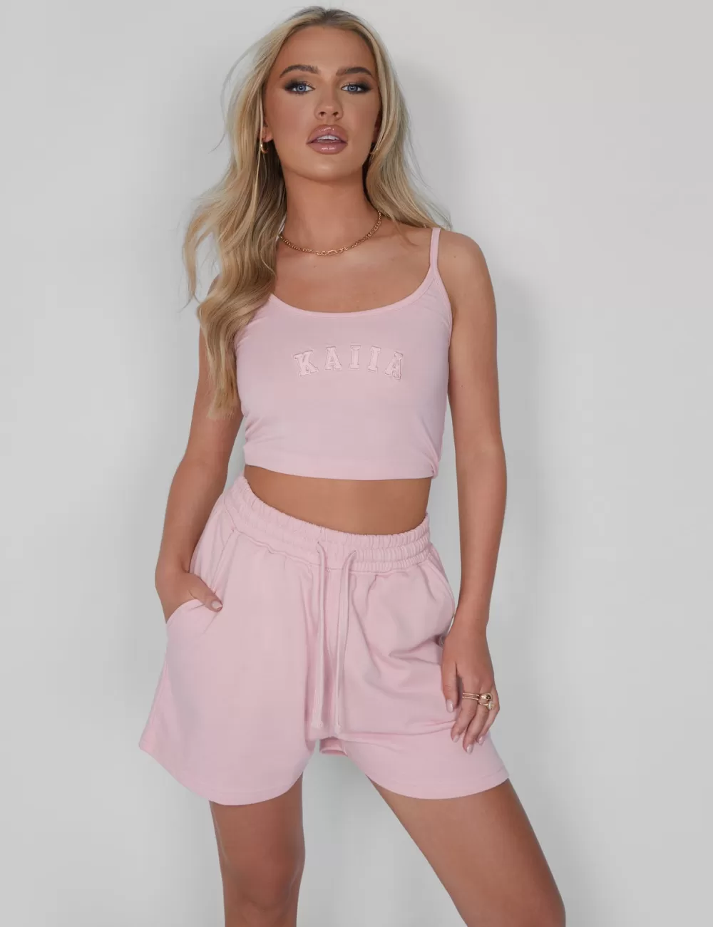 Fashion Public Desire Kaiia Sweat Shorts Soft Pink