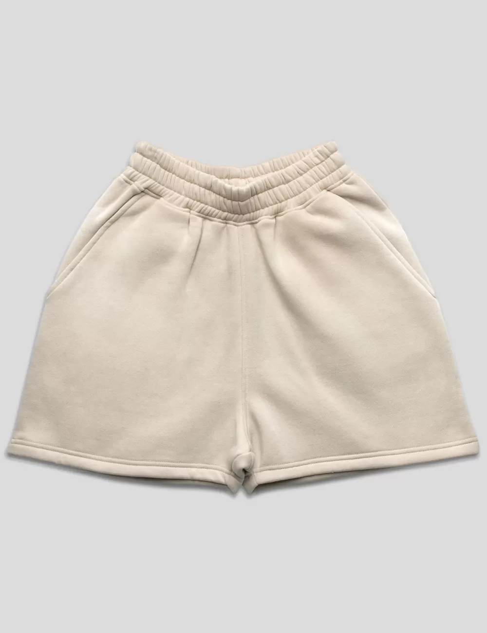 Outlet Public Desire KAIIA SWEAT SHORTS STONE Neutral