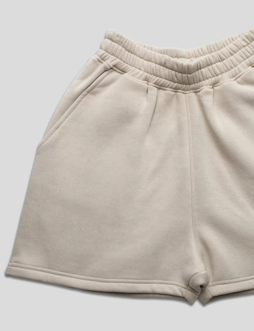 Outlet Public Desire KAIIA SWEAT SHORTS STONE Neutral