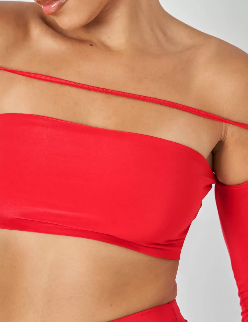 Flash Sale Public Desire Bardot Strappy Top Co-ord in Red