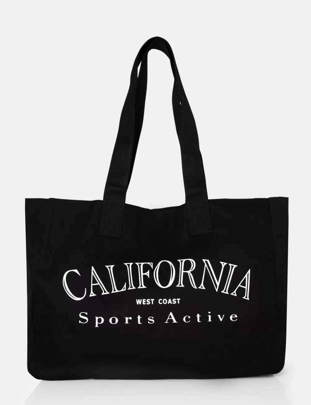 Best Public Desire The California Oversized Canvas Tote Bag Black