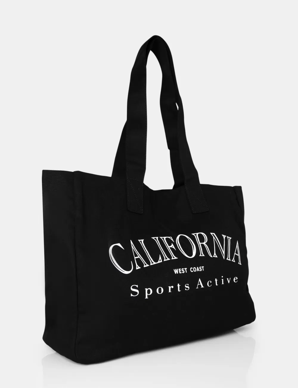 Best Public Desire The California Oversized Canvas Tote Bag Black